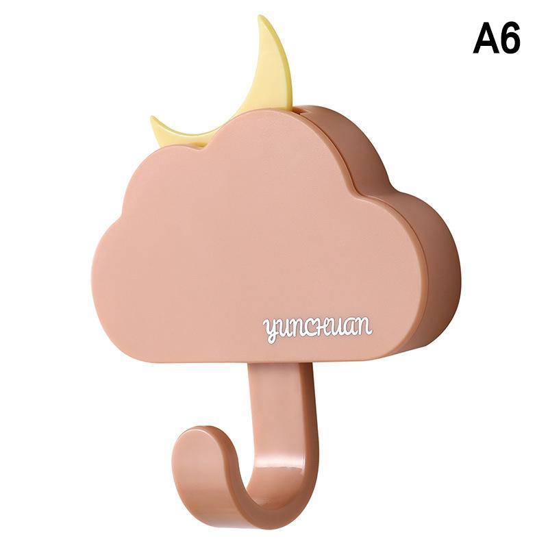 

Облачные крючки Клейкие без пробивания Разноцветные Суперпрочные Крючки Кухня Ванная Оригинальность