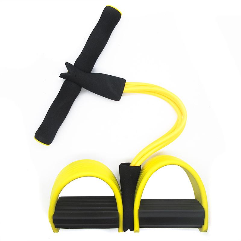 Fitness Gum 4 Tube Resistance Bands Latex Pedal Exerciser Sit-up Pull Rope Expander Elastic Bands Yoga Equipment Pilates Workout