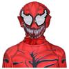 Kids Venom Halloween Costume Set with Mask Superhero Cosplay Spandex Red Black 6-7 Years 140cm