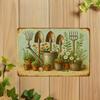 Vintage Gardening Tools Metal Sign - 20.32x30.48cm Rustic Plant Theme Decor for Indoor/Outdoor Spaces
