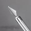 Coltello per intaglio frutta in acciaio inossidabile Doppia testa Scavino a sfera Coltello per intaglio ondulato Adatto Strumenti per cucina domestica Forniture