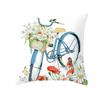 Bicycle Pattern Decorative Pillowcase Living Room Office Decoration Home Pillowcase