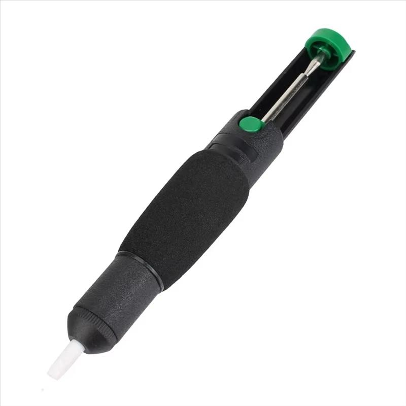 

Manual Non-Slip Powerful Solder Extractor Tool For Welding Soldering Assistance Automatic Solder Pump Strong Suction чёрный