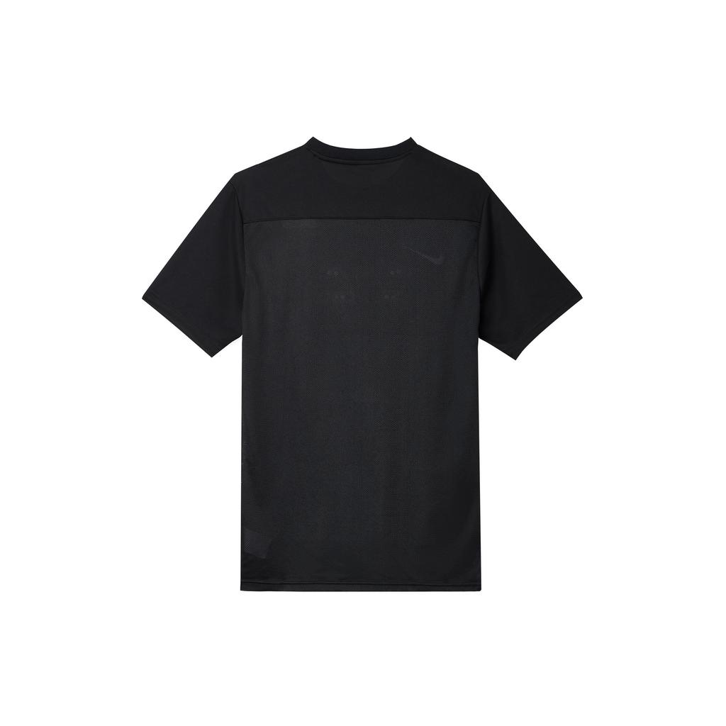 Nike Dri-Fit Bequemes Leichtes Weiches Schnelltrocknendes Kurzarm-T-Shirt Herren Tops Schwarz IB8640-010