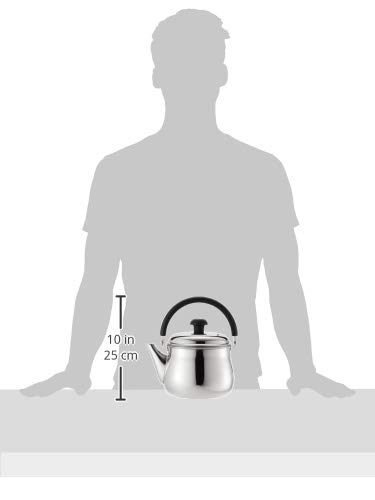 Miyazaki Seisakusho Miyaco Oolong Herb Kettle 2.5L Stainless Steel Wide Mouth Made in Japan SP-50 Tsurukuro