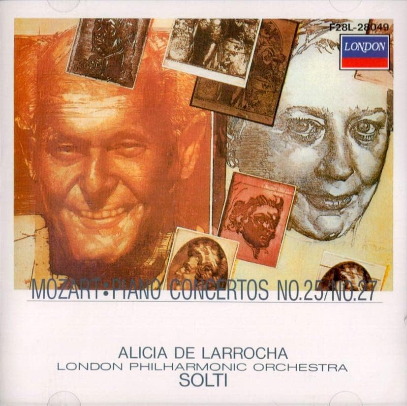 

CD MOZART - Piano Concertos Nos. 25 & 27 F25L28049 Japan ObiClassical Used
