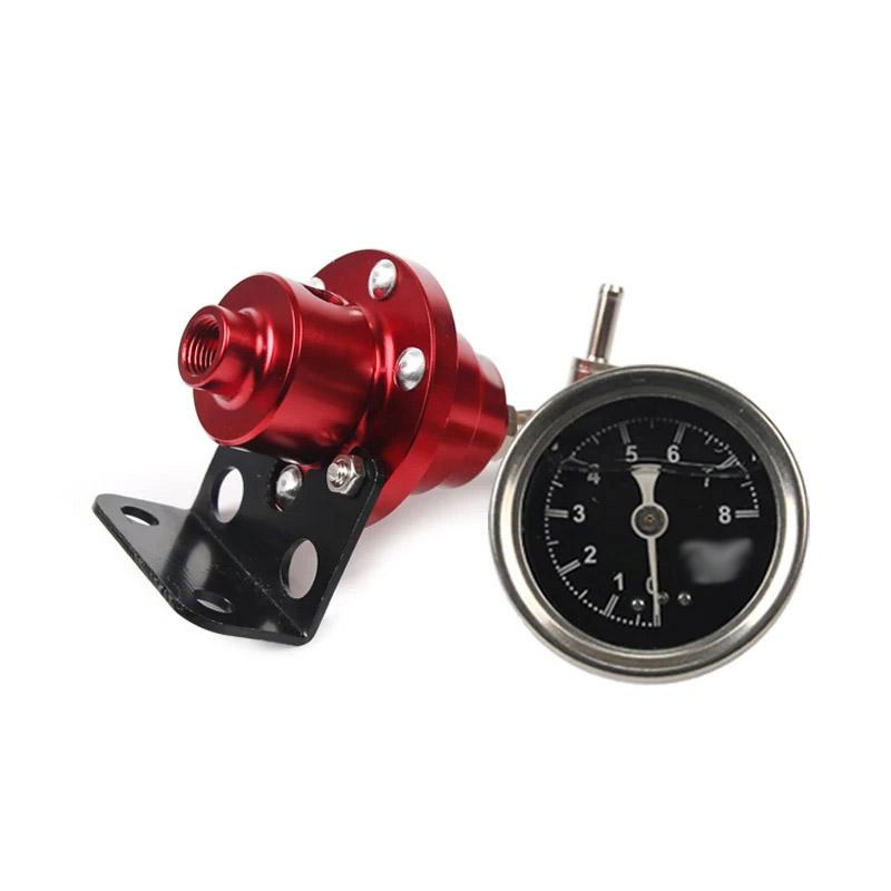 New Universal Adjustable Fuel Pressure Regulator type With original gauge and instructions