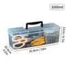 Transparent Tool Storage Box With Handle Portable Sealed Dustproof Tools Storage Organizer Multifunctional Tool Case