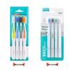 Beijiajie Maifeng F637 Soft Bristle Toothbrush 4-Pack