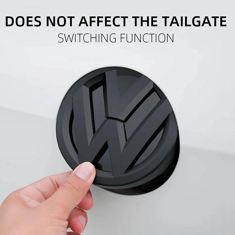 For VW Volkswagen Car Logo Front Grille Rear Trunk Decoration Sticker  For VW GTI Golf MK6 Polo Passat B6 CC Tiguan T-ROC Jetta Arteon