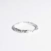 Kiee Oshimu (Silver-925) 011 Slim Crunch Open Ring