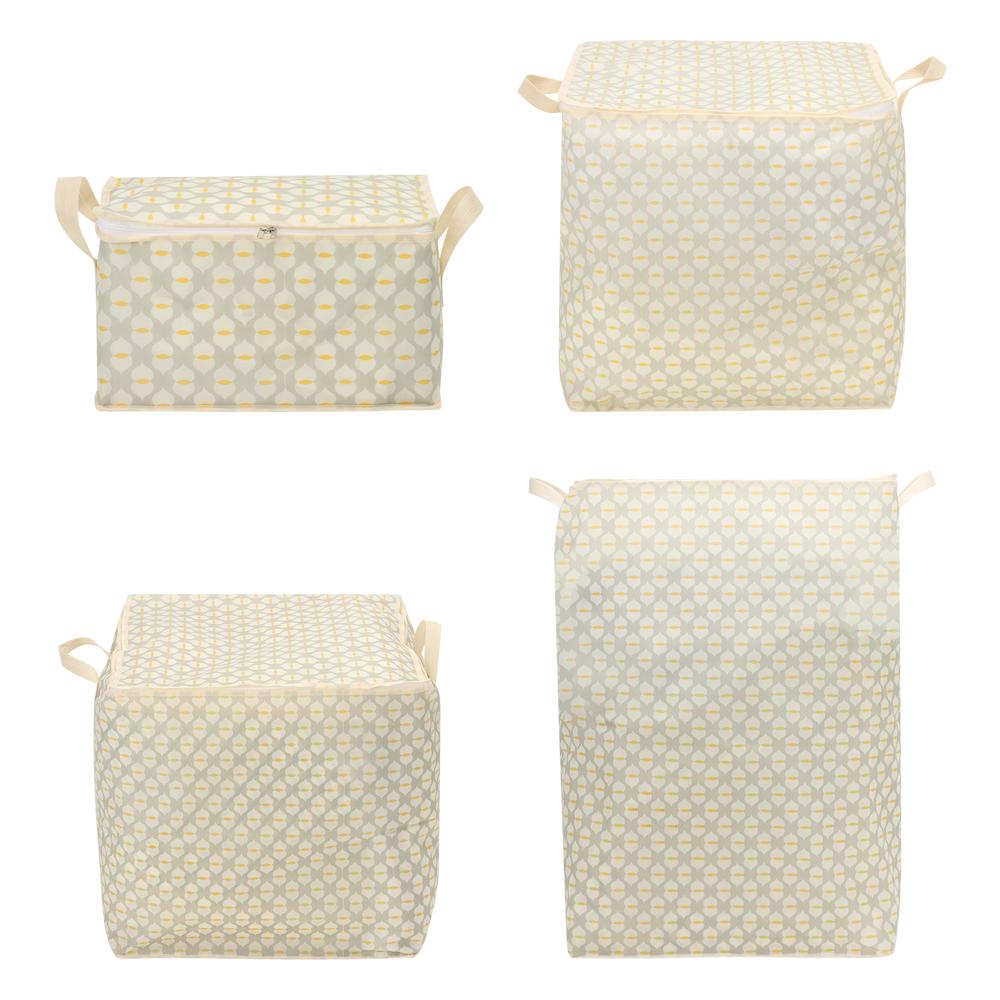 Kleiderorganizer Aufbewahrungstasche für Steppdecken mit Griff Kleiderschrank Sortieraufbewahrungseimer für Zuhause