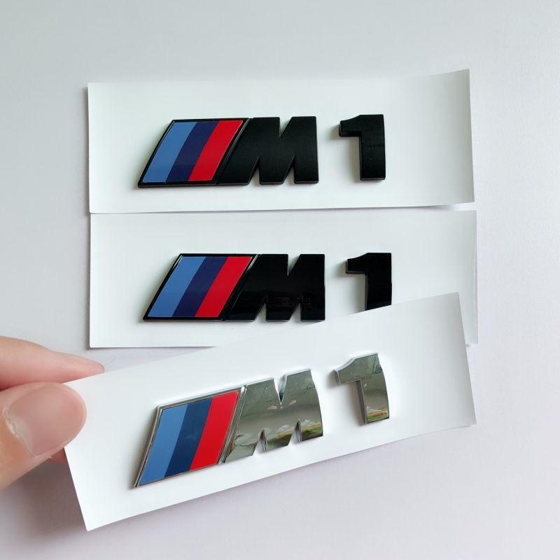 NEOW3 3D Metal Car Body Side Badge Body Rear Trunk Decor Sticker Modification Accessories For BMW M M1 M2 M3 M4 M5 M6