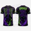2026 Halloween Tee Clothing Autumn Short Sleeve T-shirt Pumpkin Bat 3D Print TShirt Harajuku Tshirt Halloween Women Men Tshirt