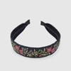 LALA Rose Pattern Hairband P-Black Red