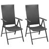VidaXL Ensemble de Salle à Manger de Jardin 3 pcs Mobilier à Dîner de Patio Meubles de Repas de Terrasse Salon de Jardin 3060058