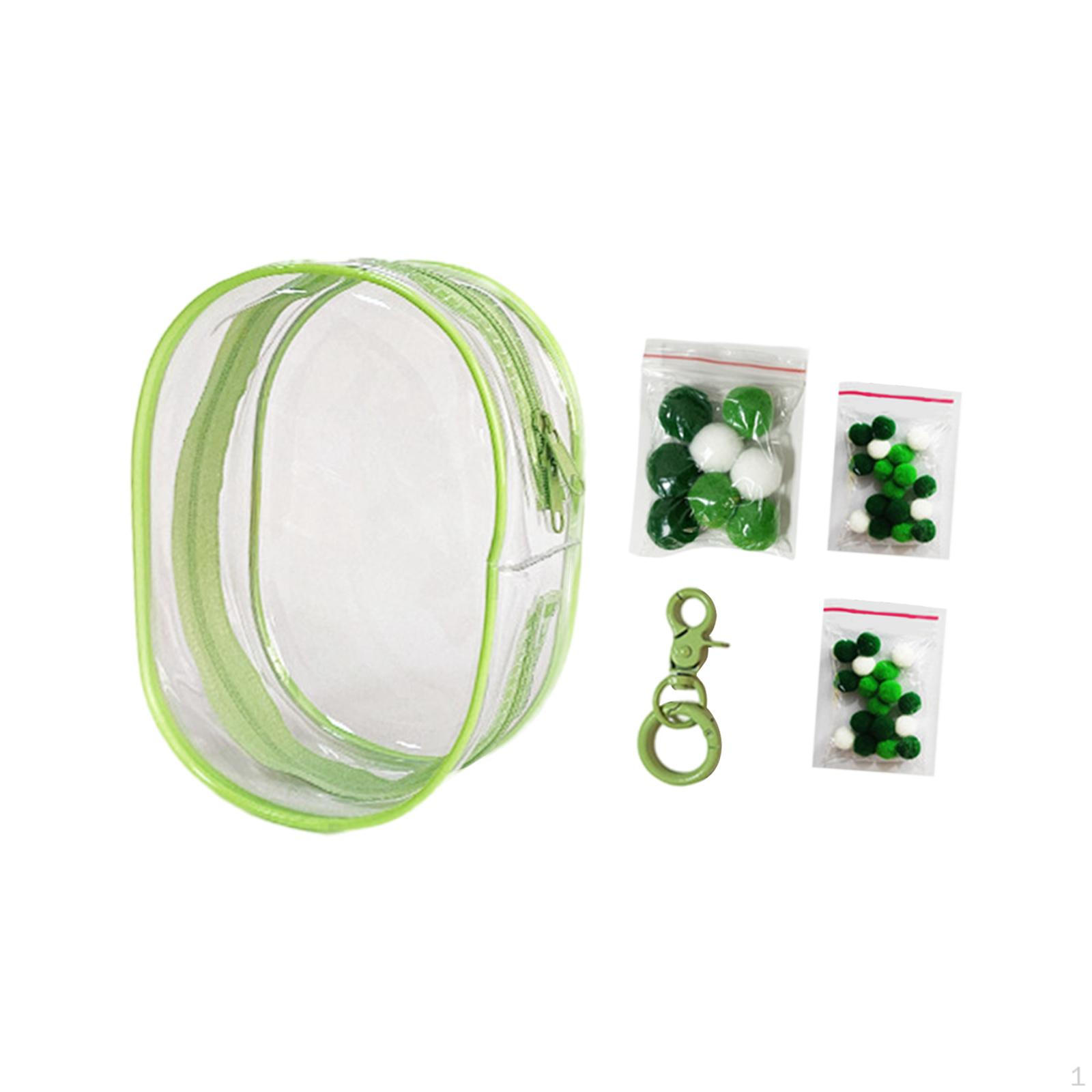 

Прозора фігурна сумка, рюкзак, прикраса, чохол для ляльки зелений