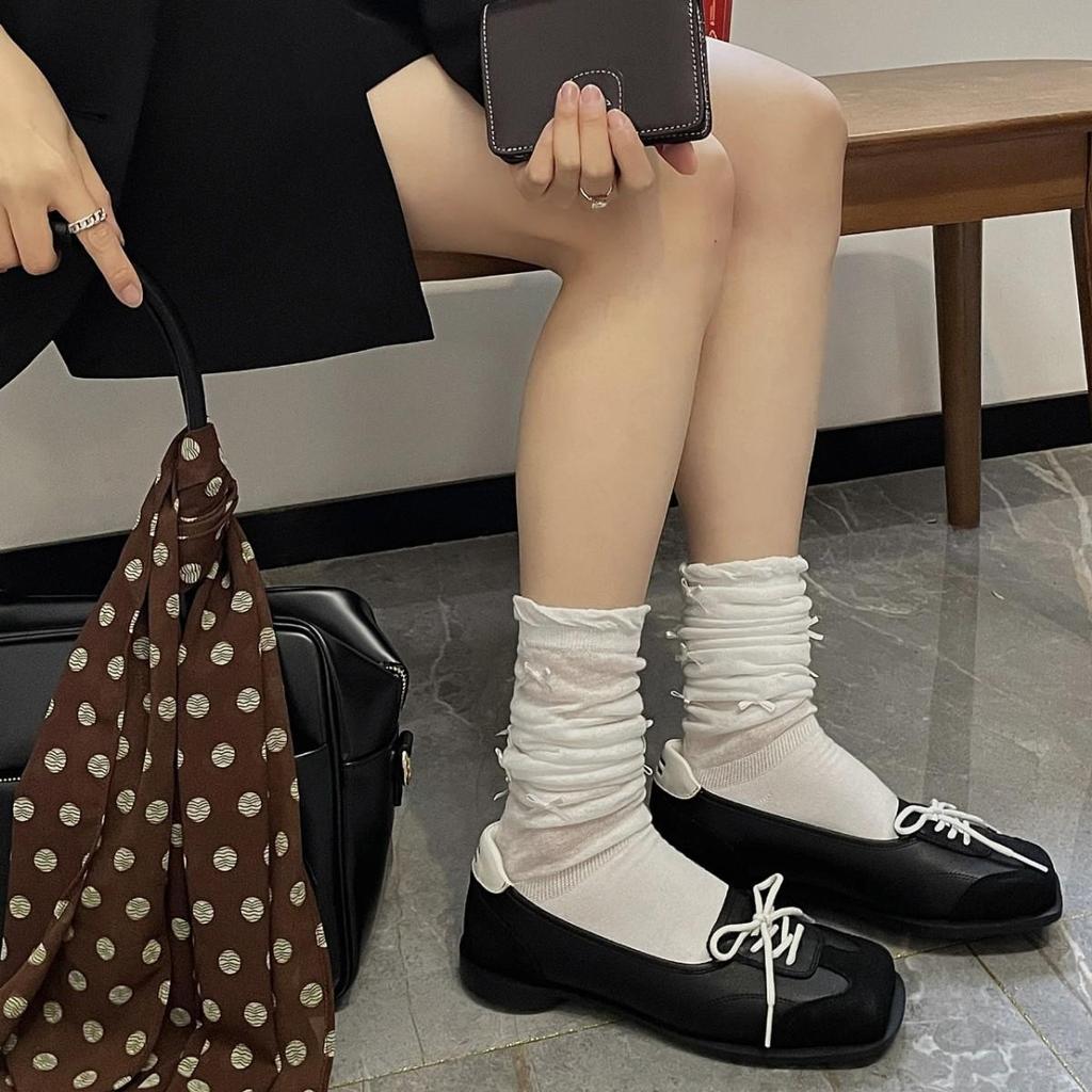 2025 Women's British Low-Cut Square Toe Mary Jane Shoes