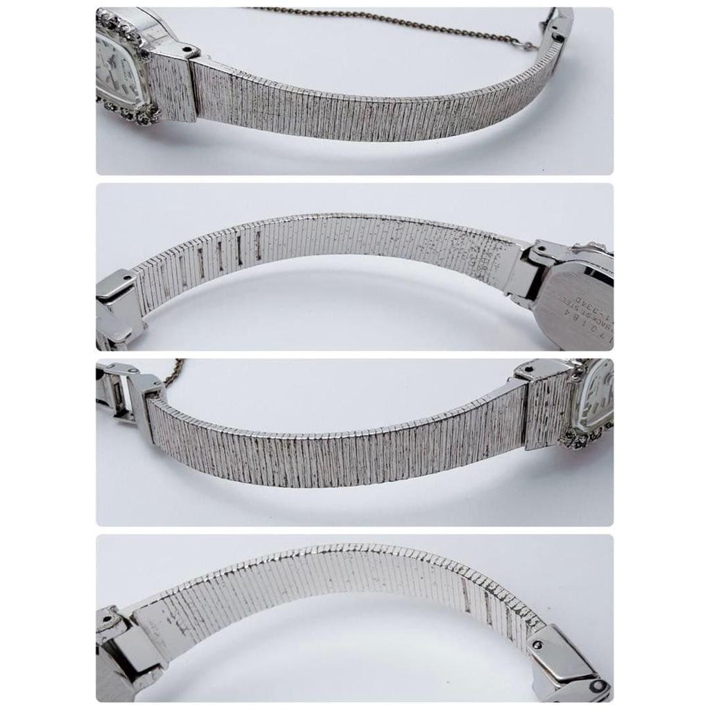 Used Seiko 11-3340 21 Jewels Manual Wind Rhinestone Watch (Working)