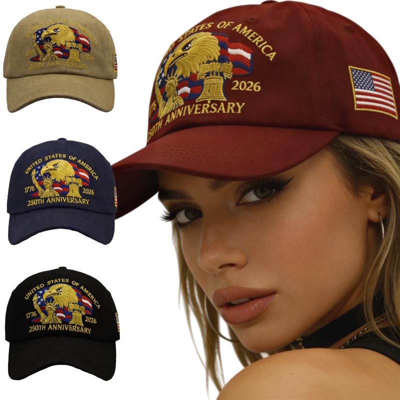 Us 250Th Independence Day Tribute Baseball Cap Comfortable Lightweight Outdoor Hat Gift For Fathers Veterans