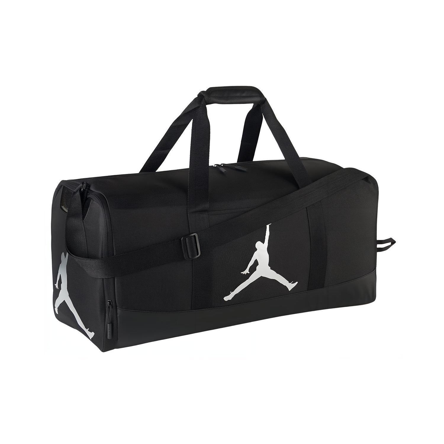 

Jordan Classic Large Logo Print Patchwork Travel Bag Unisex Travel Bag Black HA4465-023 Black