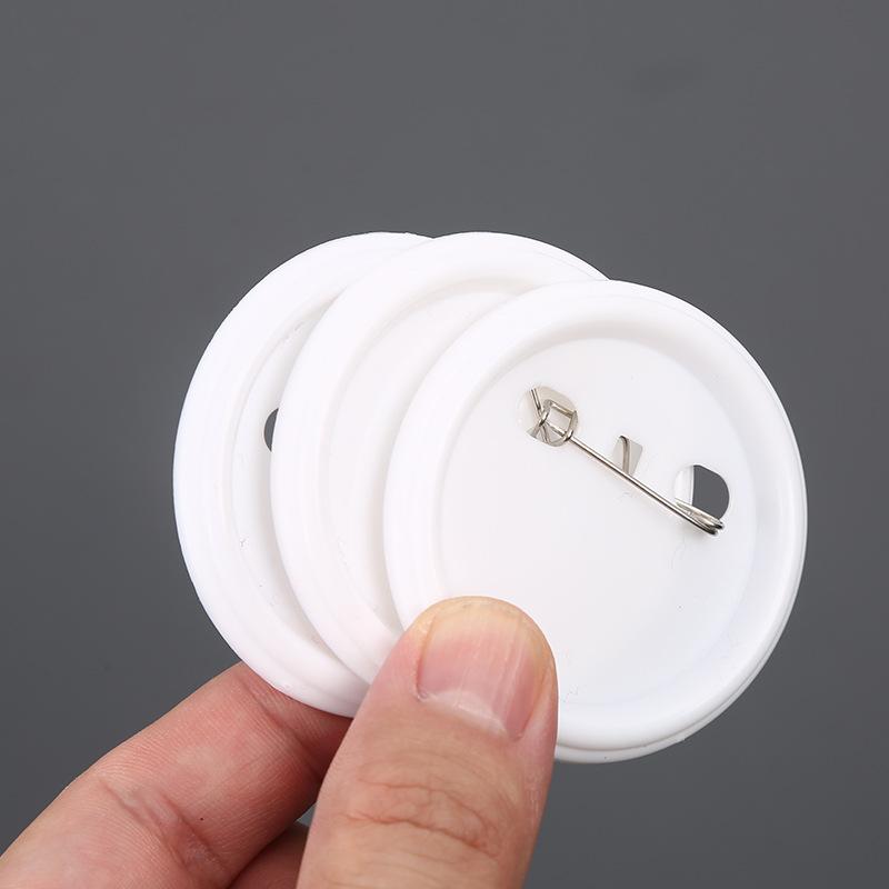 Modern Eco-Friendly Handmade Button Fashion Design Custom DIY Sublimation Plastic Pin Badge Holder & Accessories 25mm