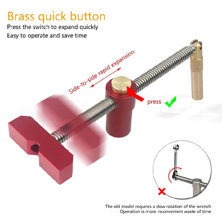 Woodworking Benches Dog Brake Inserts Workbenches Fast Fixed Clip Clamps Aluminium Fixture Vises Dog Hole Clamps Woodworking
