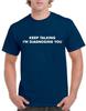 Unisexs Summer Loosefitting Cotton Tshirt  Keep Talking Tshirt Im Diagnosing You Funny Writing Xmas Present Top