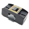 Mélangeur de cartes automatique - Shuffle Machine - 1-2 jeux - Plastique noir - Alimentation 4x AA
