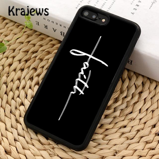 Krajews Faith Christian Religious Jesus Phone Case Cover For iPhone 17 Air 16 15 14 plus 11 12 13 pro max Fundas