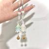 Christmas Tree Pendant Phone Chain Strap Star Charm Keychain Phone Lanyard Acrylic Keyring Bag Ornament Party Jewelry