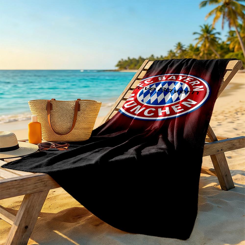 Bayern Munich Beach Towel Quick-Dry Soft Microfiber Comfortable Lightweight
