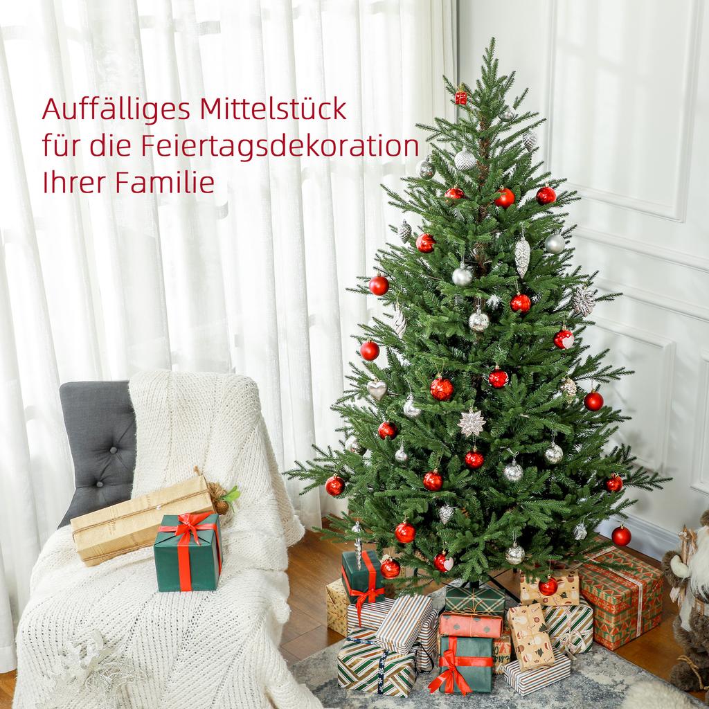 5ft Bushy and Bare Artificial Christmas Tree - Green