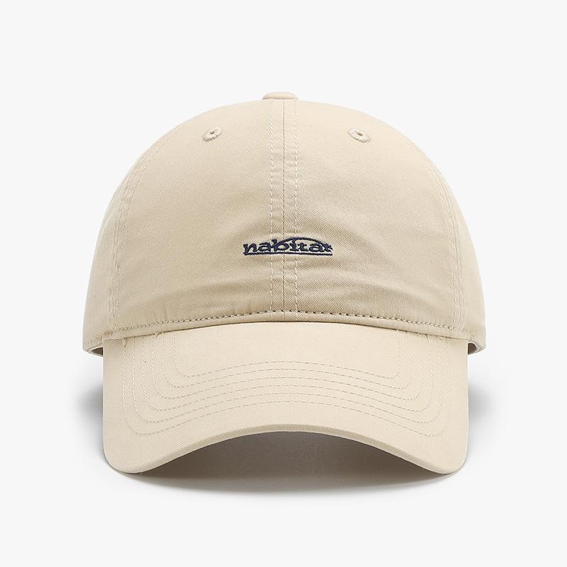 Japanese Trend Spring And Summer Simple Letter Embroidery Baseball Cap Men And Women Versatile Curved Brim Couple Cap