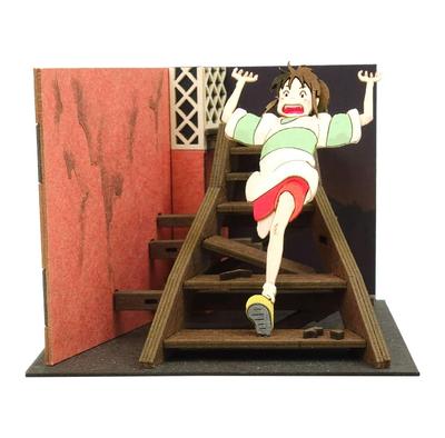Sankei Studio Ghibli Mini Spirited Away Chihiro Running On the Stairs Paper Craft MP07-118