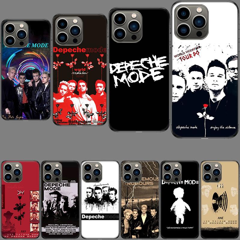Rock Band Depeches Modes Phone Case For Iphone 16E 15 Pro 14 Plus 17E 16 17 Pro Max Air 11 12 13 Mini Shockproof Capa Cute Co