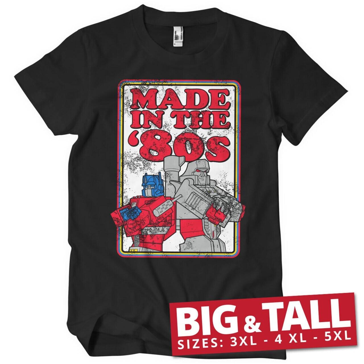 Licence Officielle Transformers Made IN The 80s 3XL 4XL 5XL Tailles XXXL