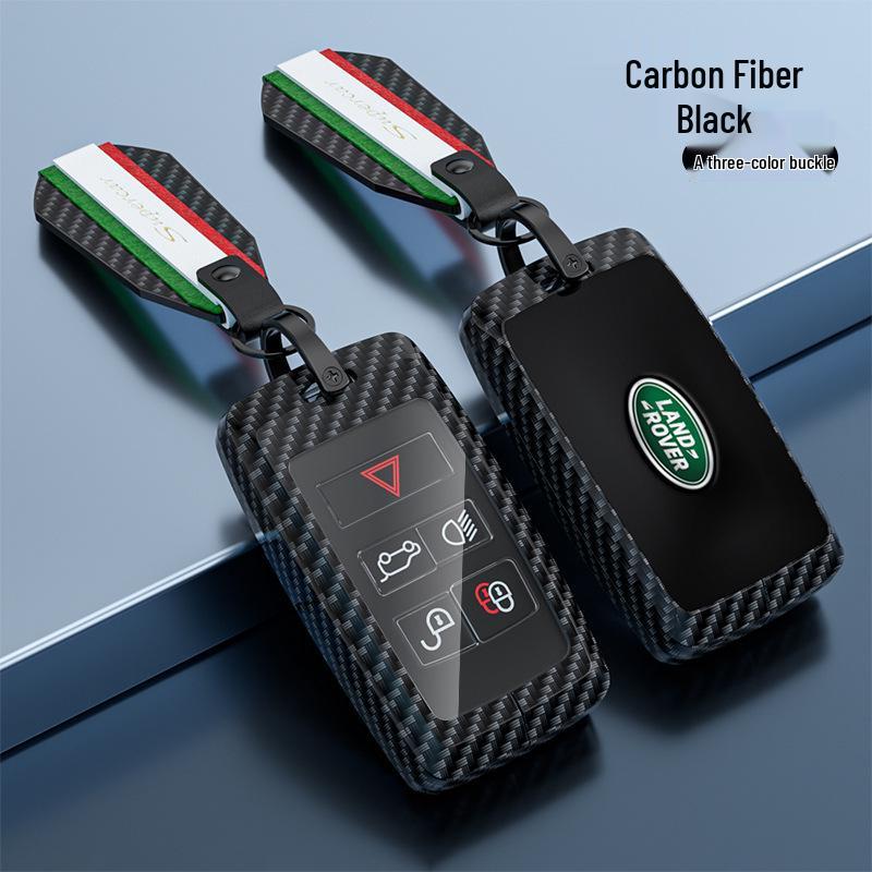 Metal Key Case for Land Rover Range Rover, Freelander, Discovery 5, Defender, Velar Cars.