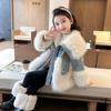 Winter Jacket Kids Girl Parkas Warm Faux Fur Coat For Girls Children Sequin Winter Clothes Soft Party Baby Girl Coats
