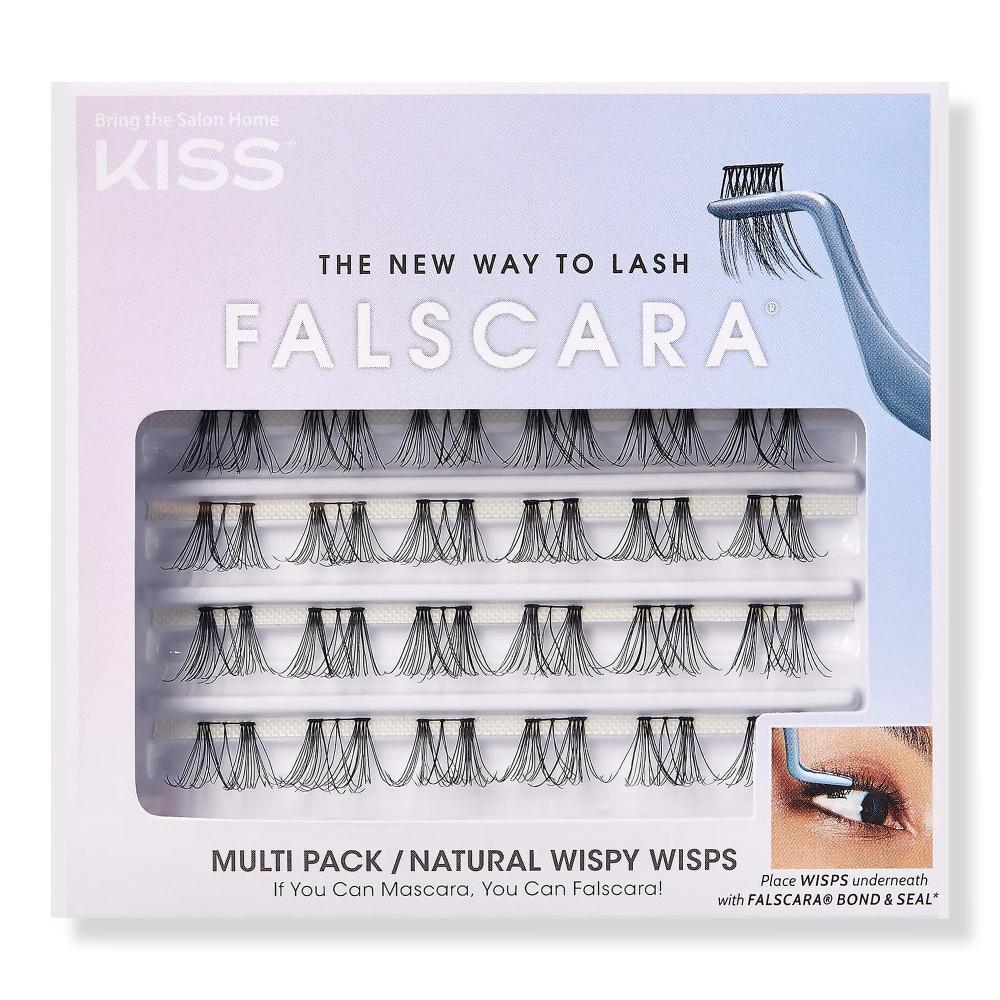 

Мультипакет для ресниц Kiss Falscara Natural Wispy Wisps Lash