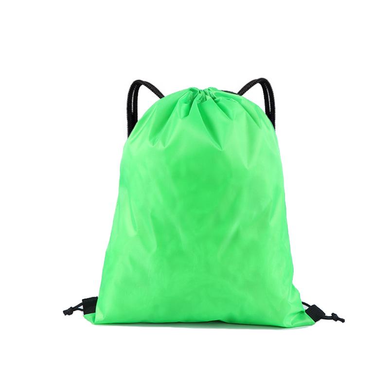 Colorful Polyester and Nylon Drawstring Bag: Double Shoulder Shopping and Storage Bag for Toys