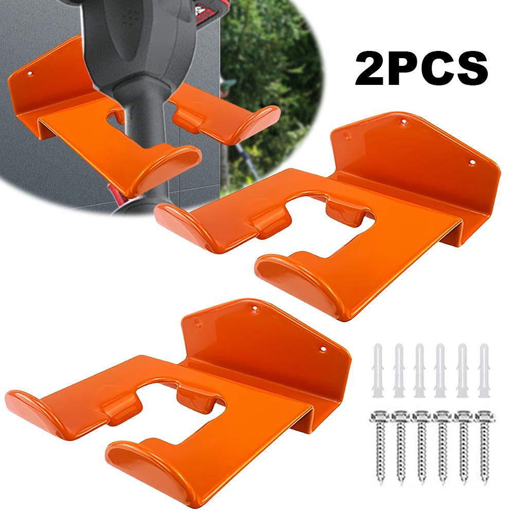 Garage Organizer Trimmer Rack Rust Proof Garden Power Tool Hanger Hook Grass Trimmer Storage Hooks for Weed Eater Patio Workshop