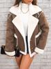 2026 Turn-Down Collar Plush Jacket: Winter Warm Casual Coat