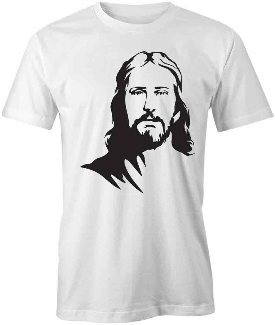 JESUS PORTRAIT TShirt Tee Short-Sleeved Cotton RELIGIOUS CLOTHING S1WSA103 XXL