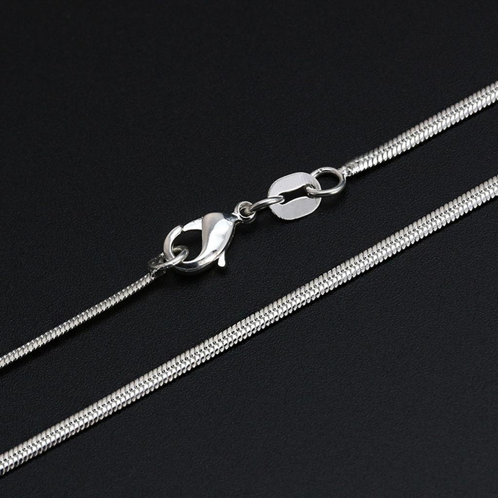 Fashion Silver Color Flat Snake Chain 2mm Width Necklace Jewelry Gifs