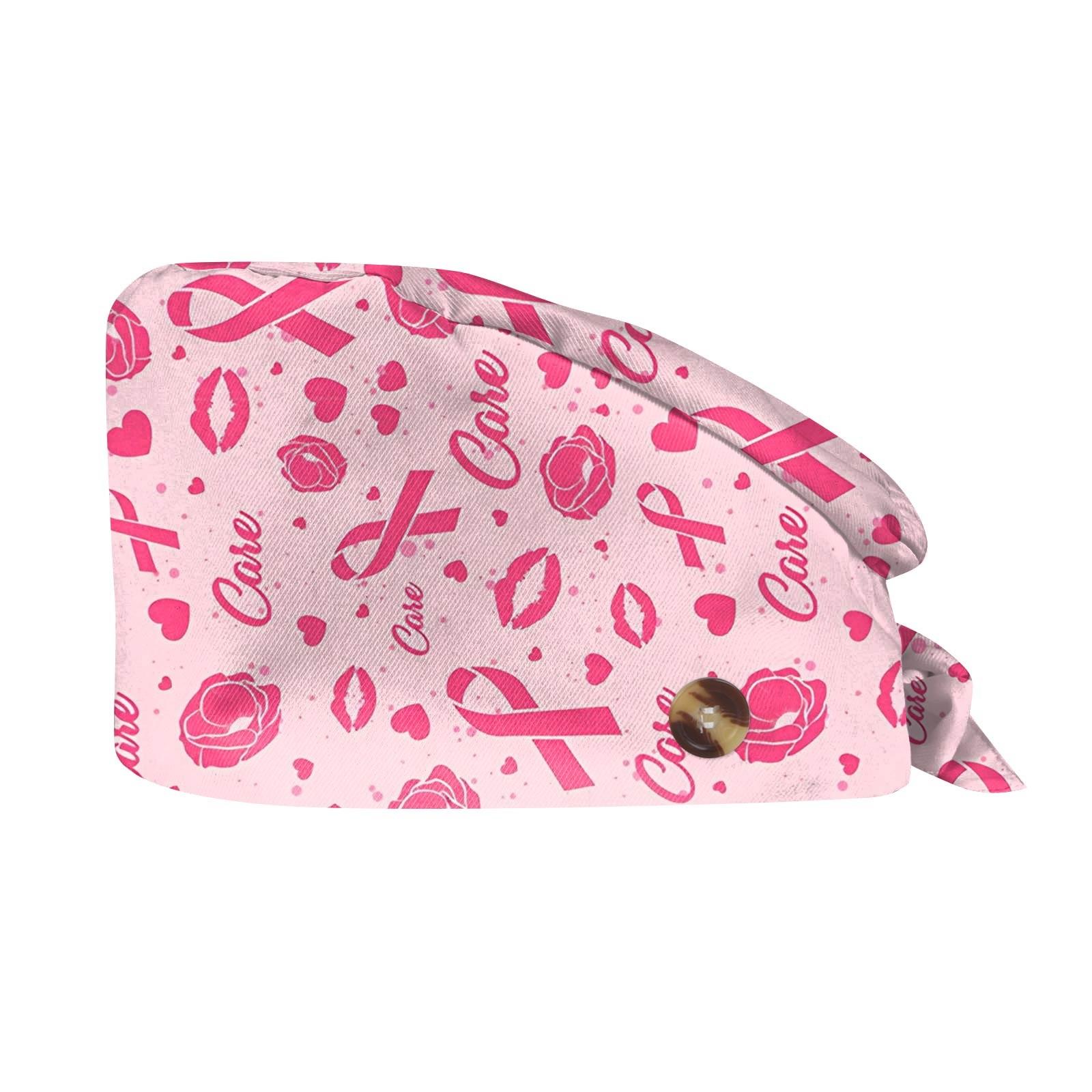 

Модная рабочая шапочка с принтом, повседневная стираная шапка, шапка-бандана, шапка One Size розовый