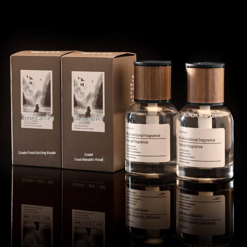 TikTok Large Capacity Car Diffuser: High-End Flameless Fragrance Ornament for Men's Car Interior.