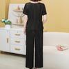 Women's Plus Size 2-Piece Casual Set, Short Sleeve Top & Wide Leg Pants (XL-5XL)