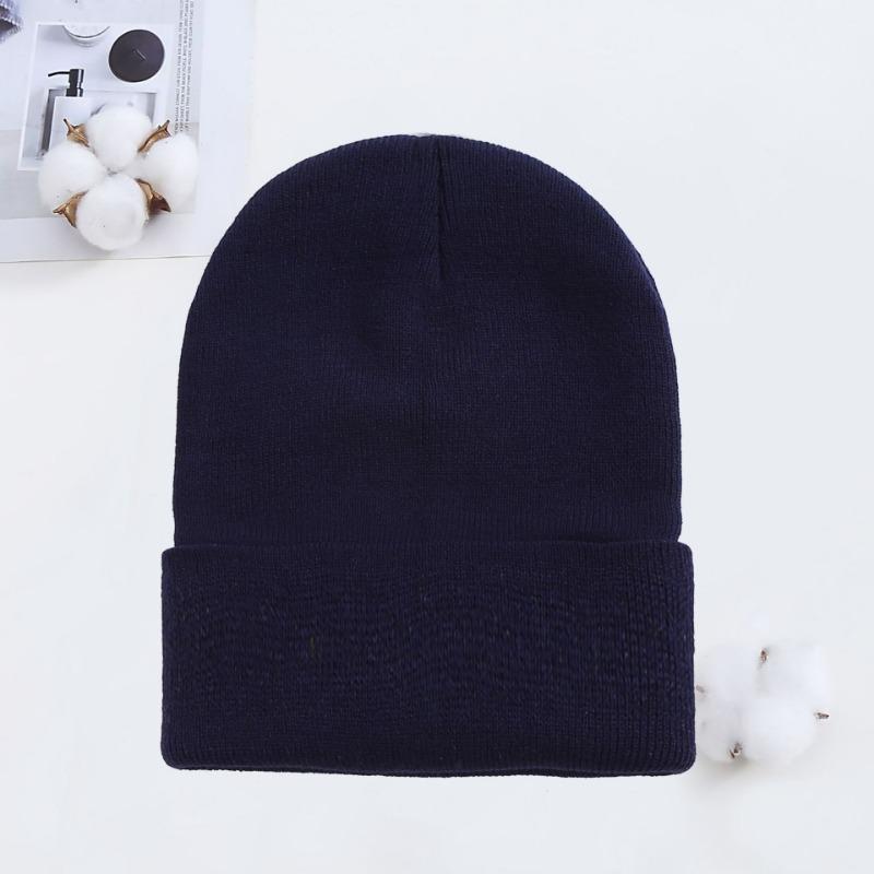 Knitted hats Versatile cold-proof autumn and winter hats Women's wool hats Knitted hats Men's