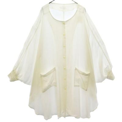 Unused Agawd Long Sleeve No Color Shirt M White Oversized Silhouette Women Used